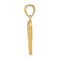 14K Yellow Gold Basketball In The Net Charm FindingKing Jewerly 21mm x 13mm